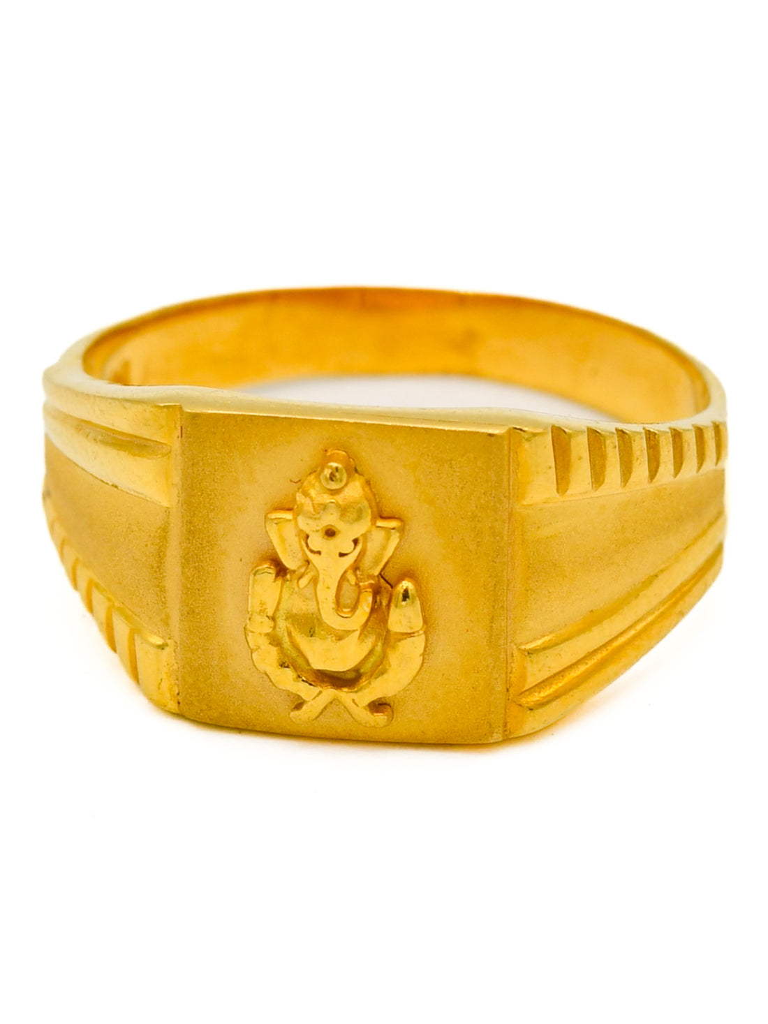 22ct Gold Ganesh Mens Ring
