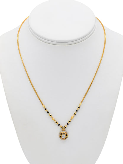 22ct Gold CZ Ball Mangal Sutra