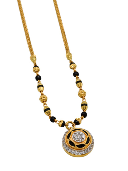 22ct Gold CZ Ball Mangal Sutra