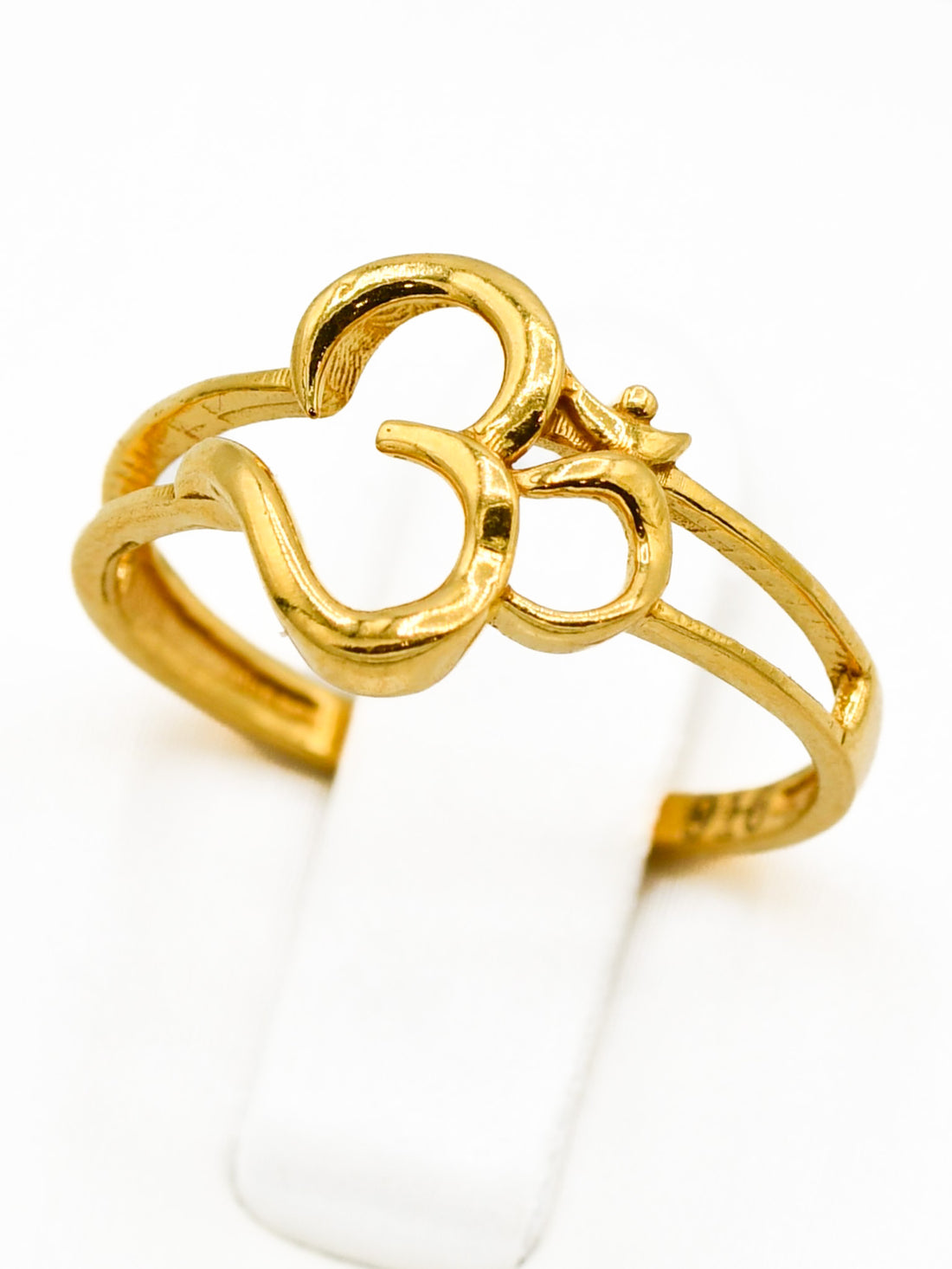 22ct Gold Om Ladies Ring