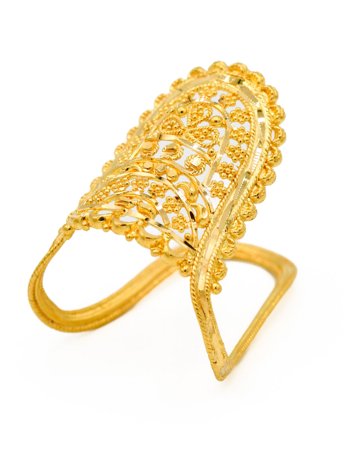 22ct Gold Filigree Ladies Ring