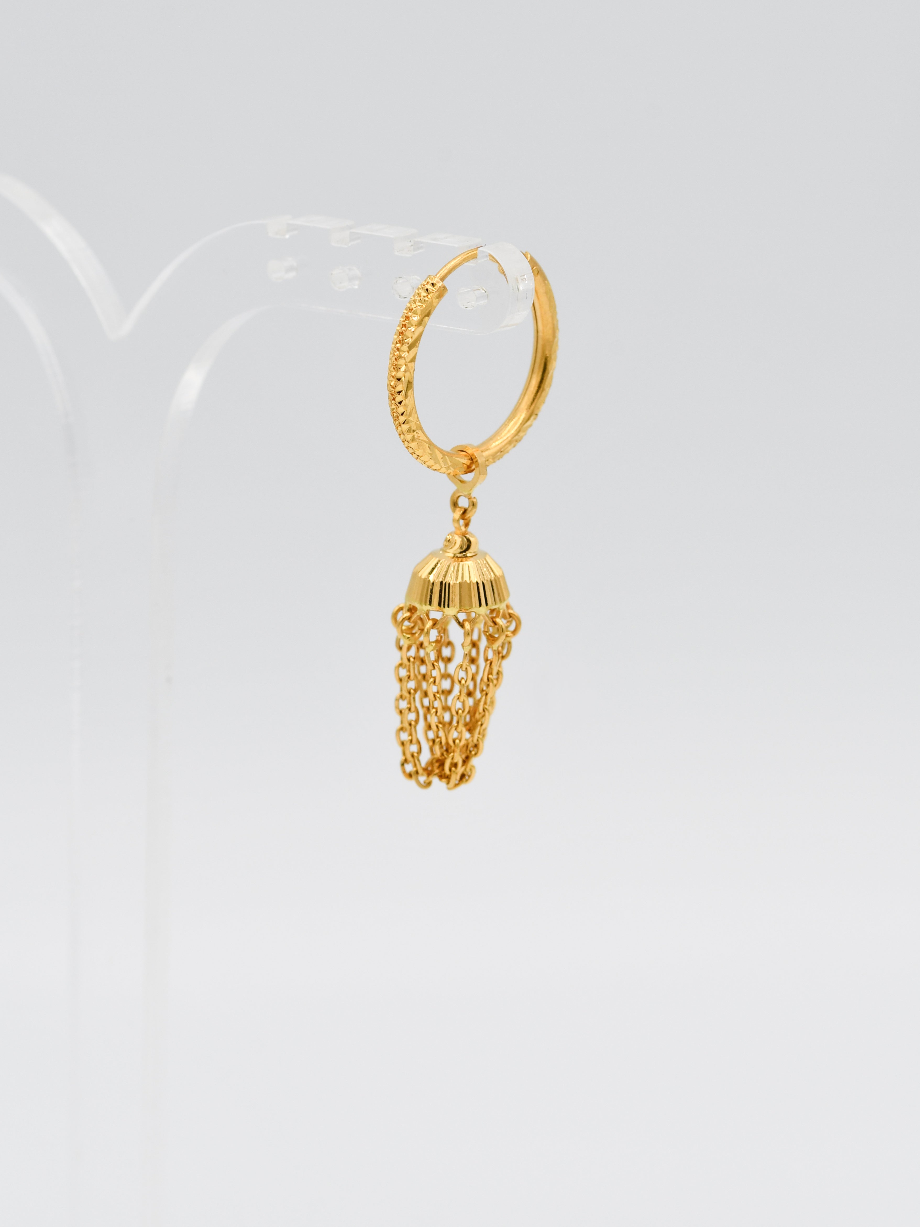 22ct Gold Jhumki Bali - Roop Darshan