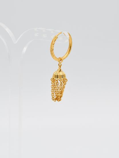 22ct Gold Jhumki Bali - Roop Darshan
