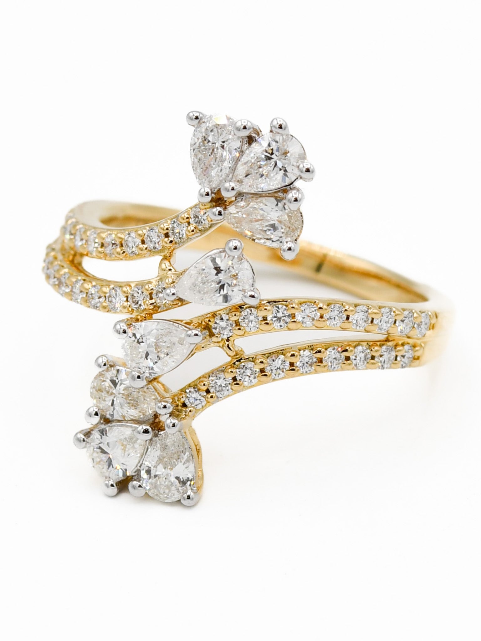 18ct Gold 1.19ct Diamond Ladies Ring - Roop Darshan