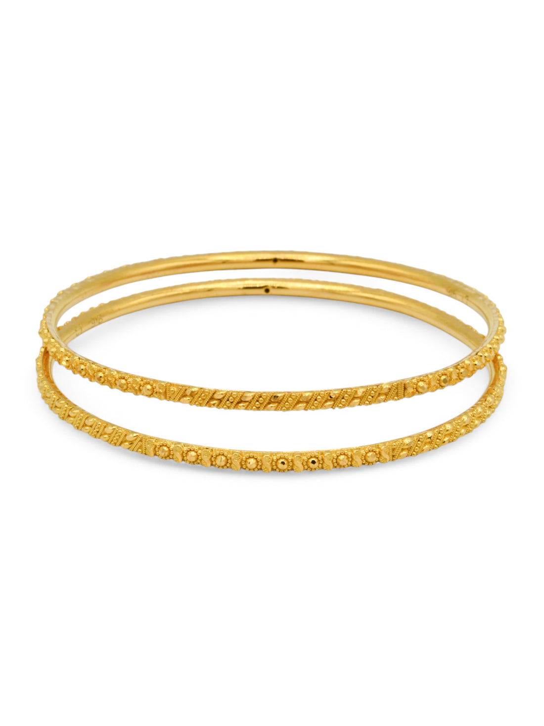 22ct Gold Pair Bangle