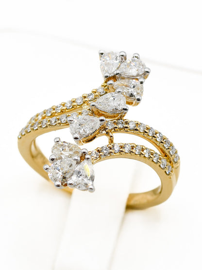 18ct Gold 1.19ct Diamond Ladies Ring - Roop Darshan