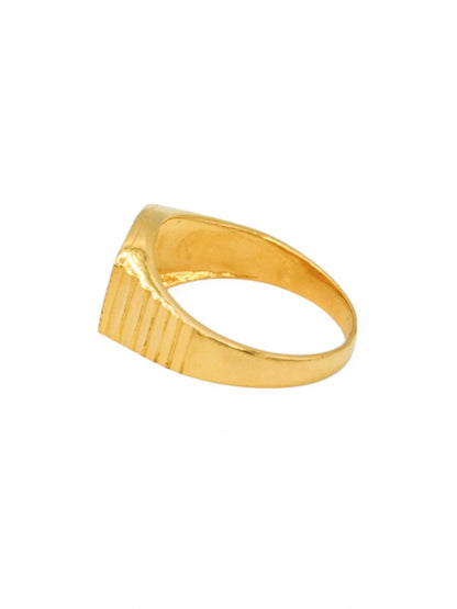 22ct Gold Khanda Mens Ring