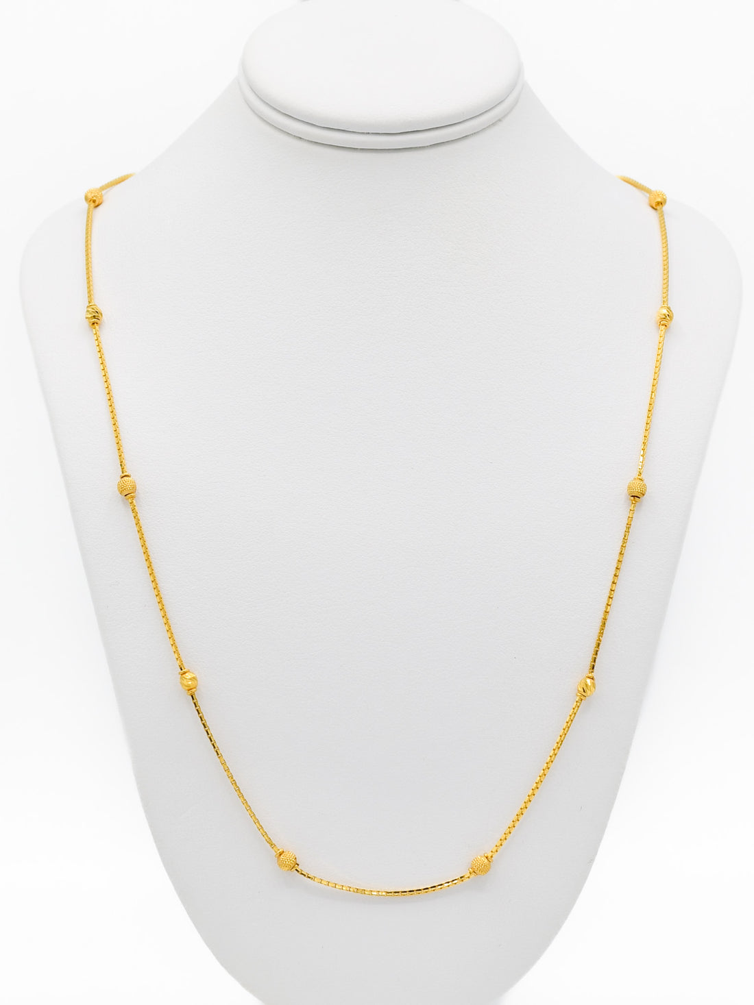 22ct Gold Ball Fancy Chain