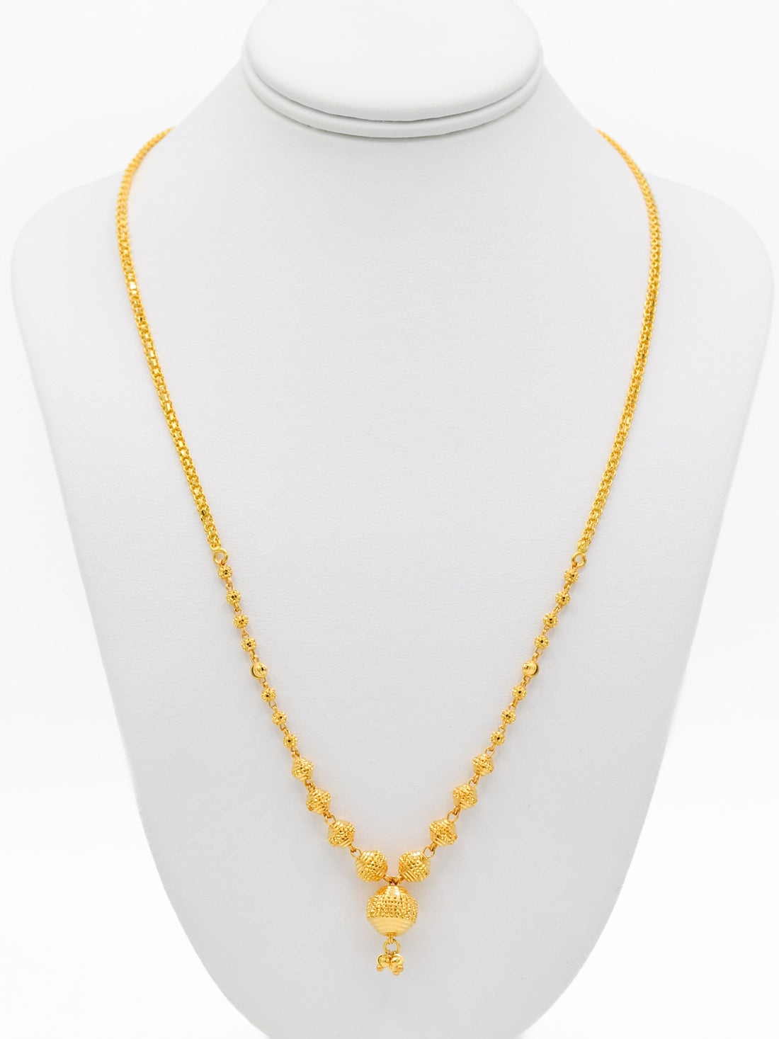 22ct Gold Ball Fancy Chain
