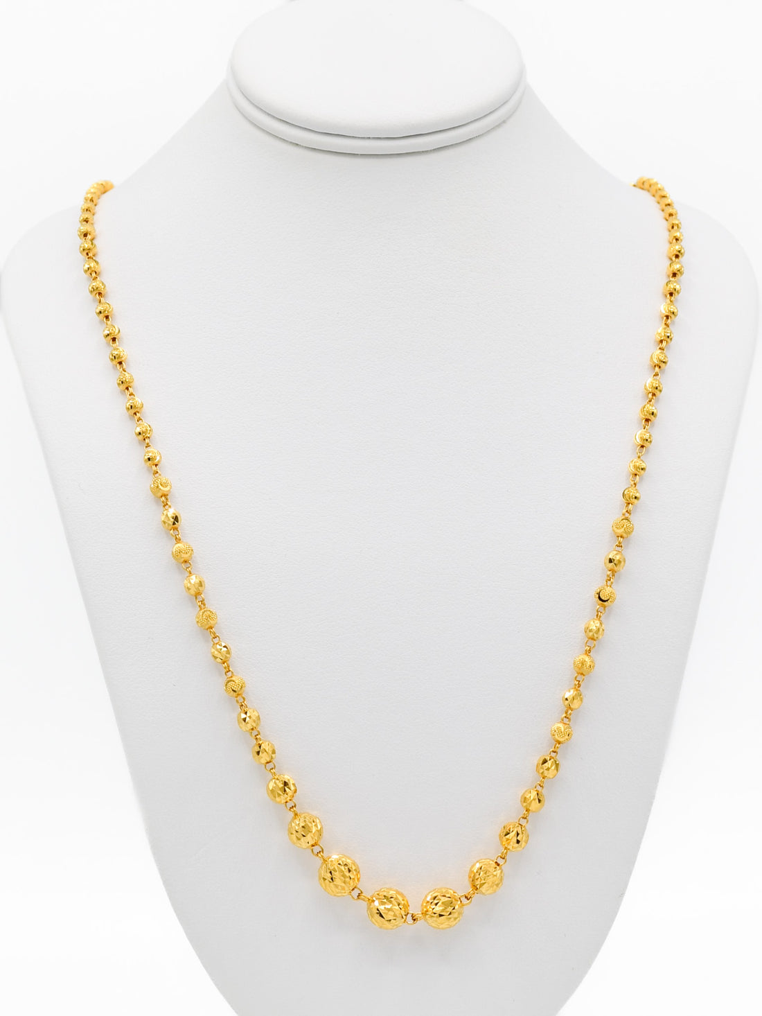 22ct Gold Ball Fancy Chain