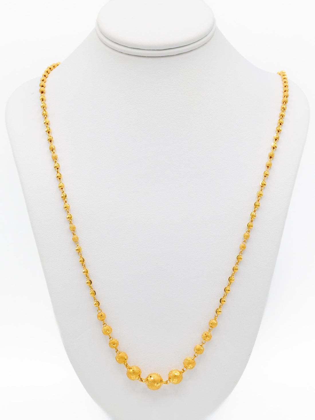 22ct Gold Ball Fancy Chain