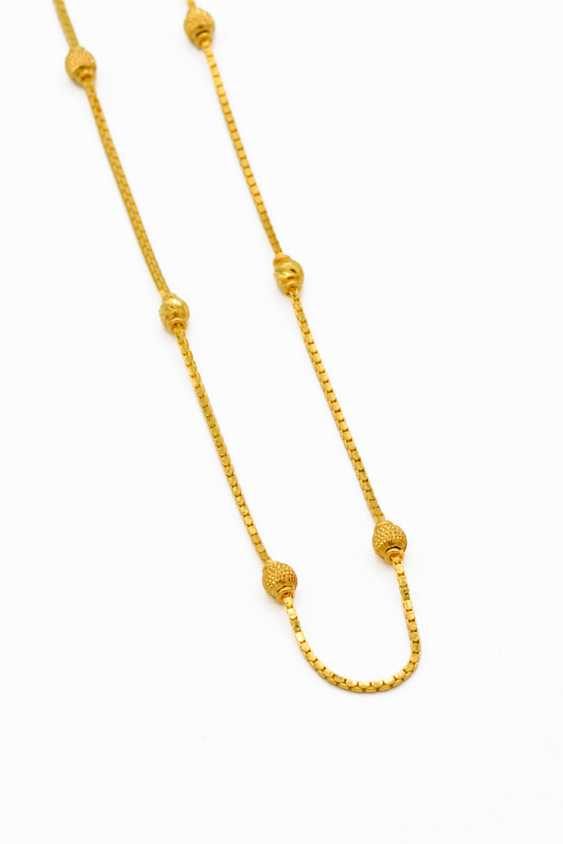 22ct Gold Ball Fancy Chain