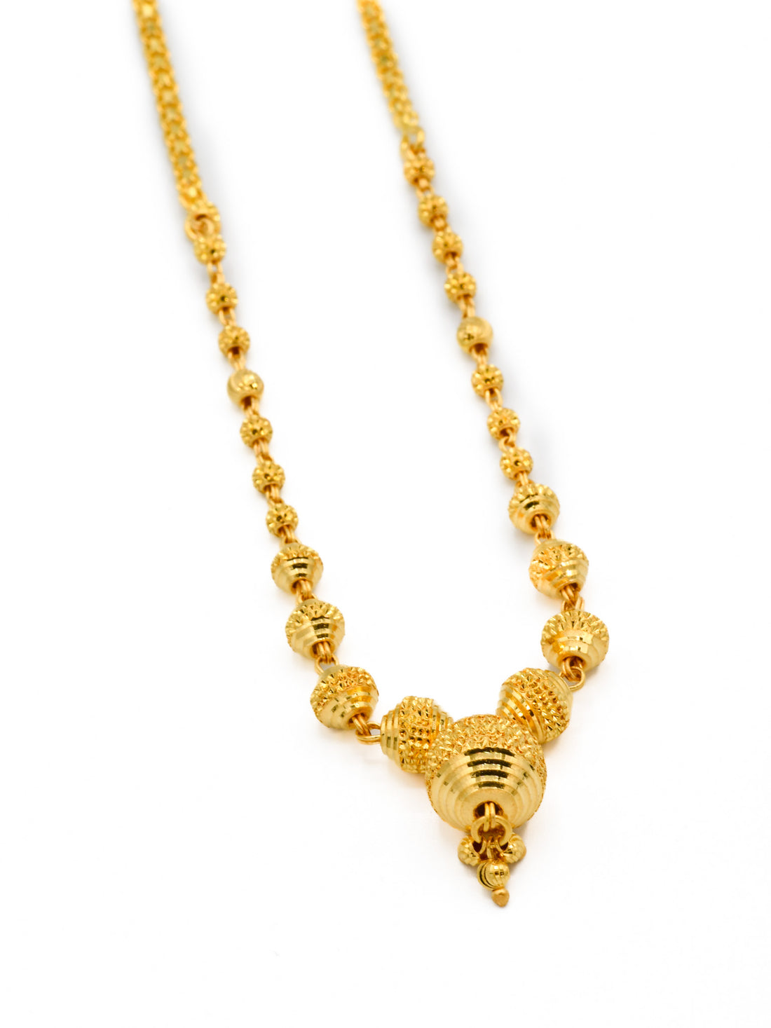 22ct Gold Ball Fancy Chain