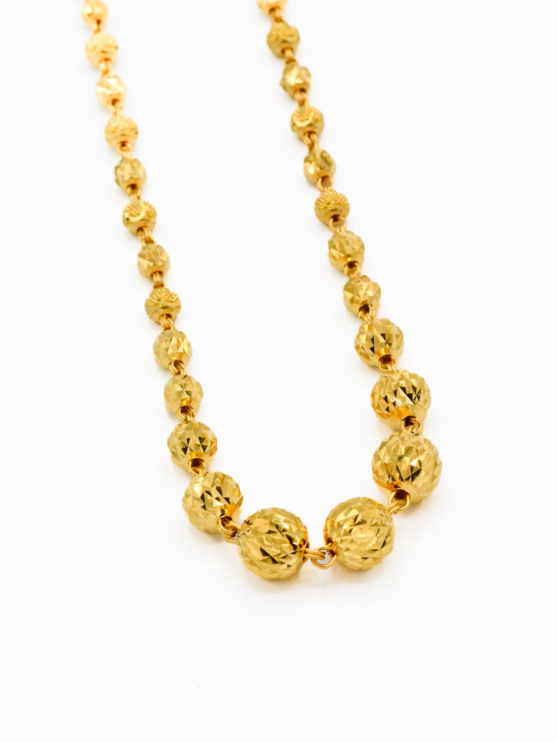 22ct Gold Ball Fancy Chain