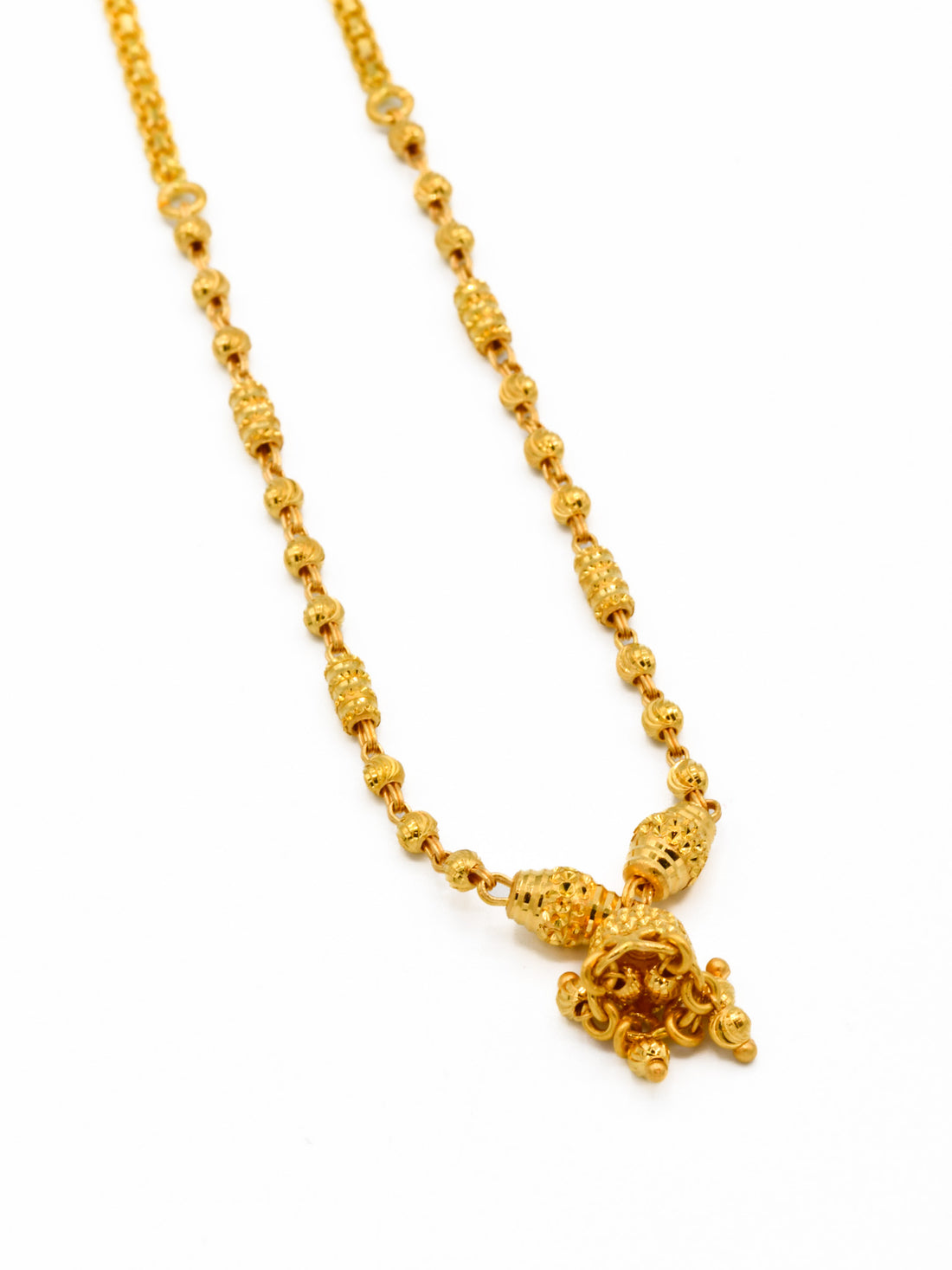 22ct Gold Ball Fancy Chain