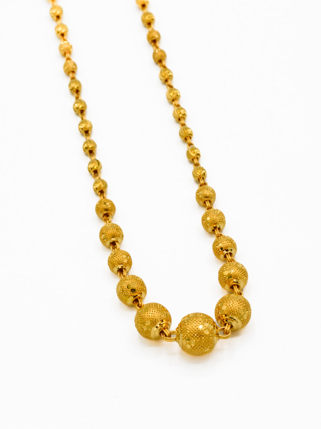 22ct Gold Ball Fancy Chain
