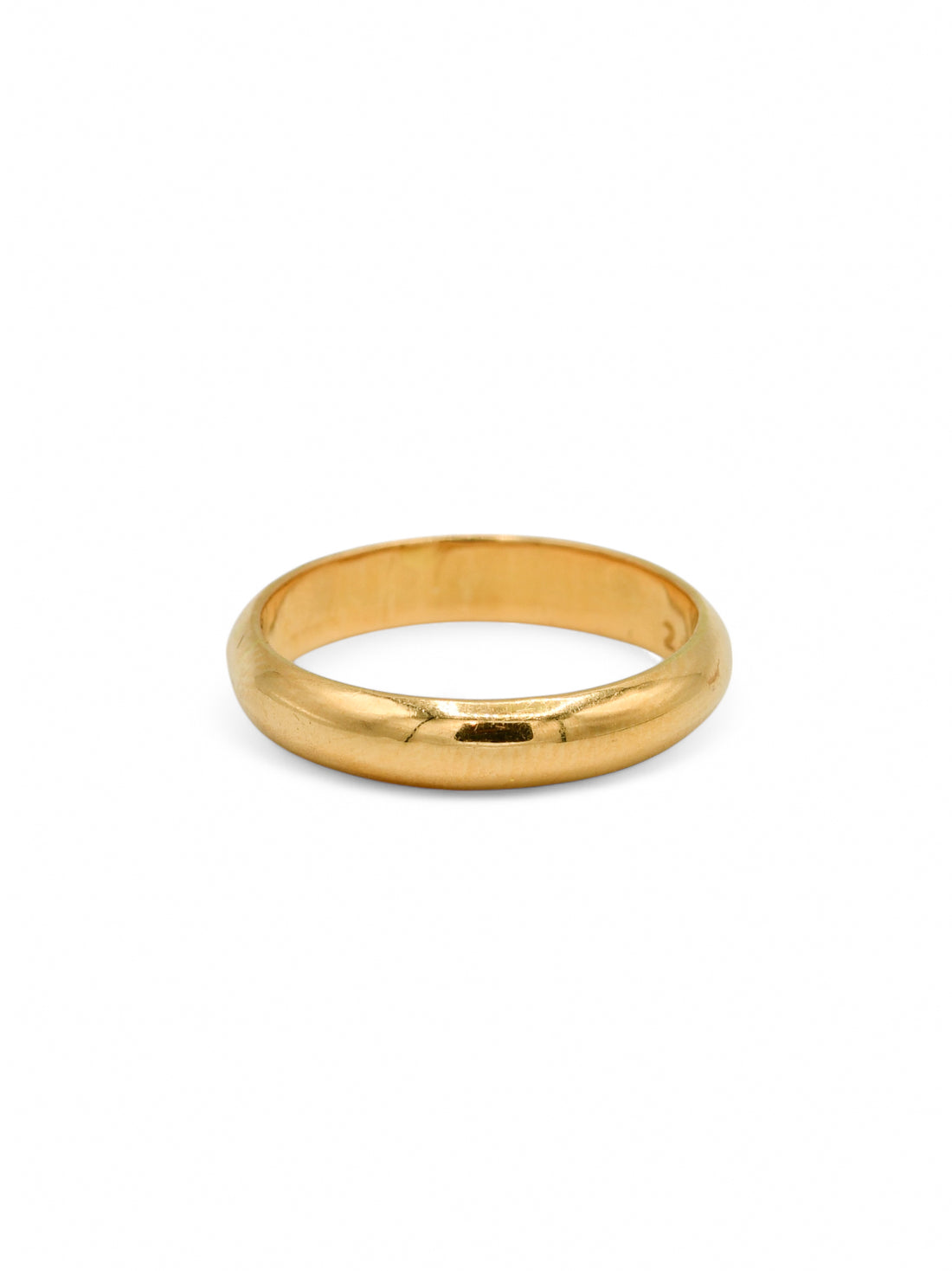 22ct Gold Half Round Band Ring