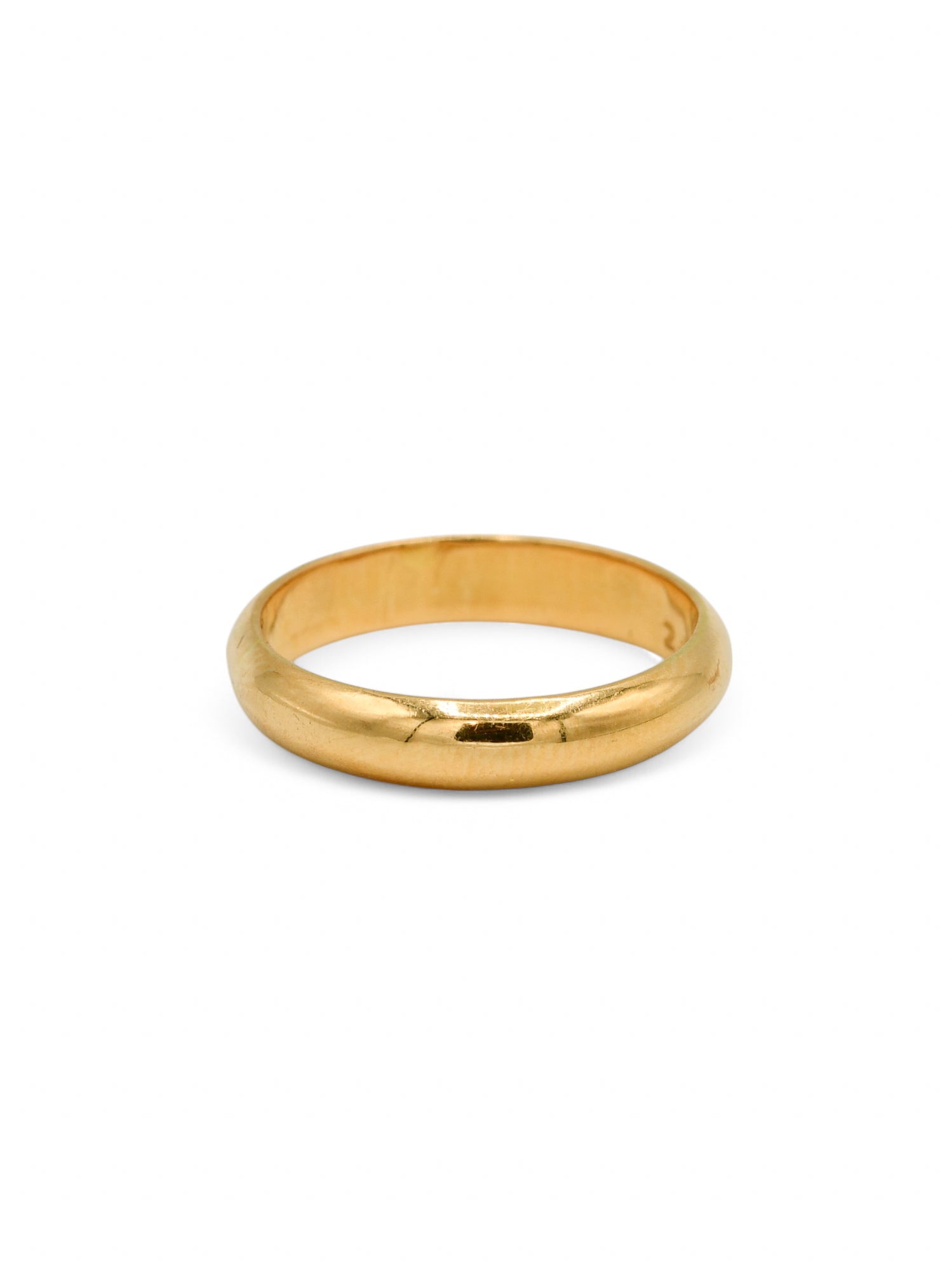 22ct Gold Half Round Band Ring