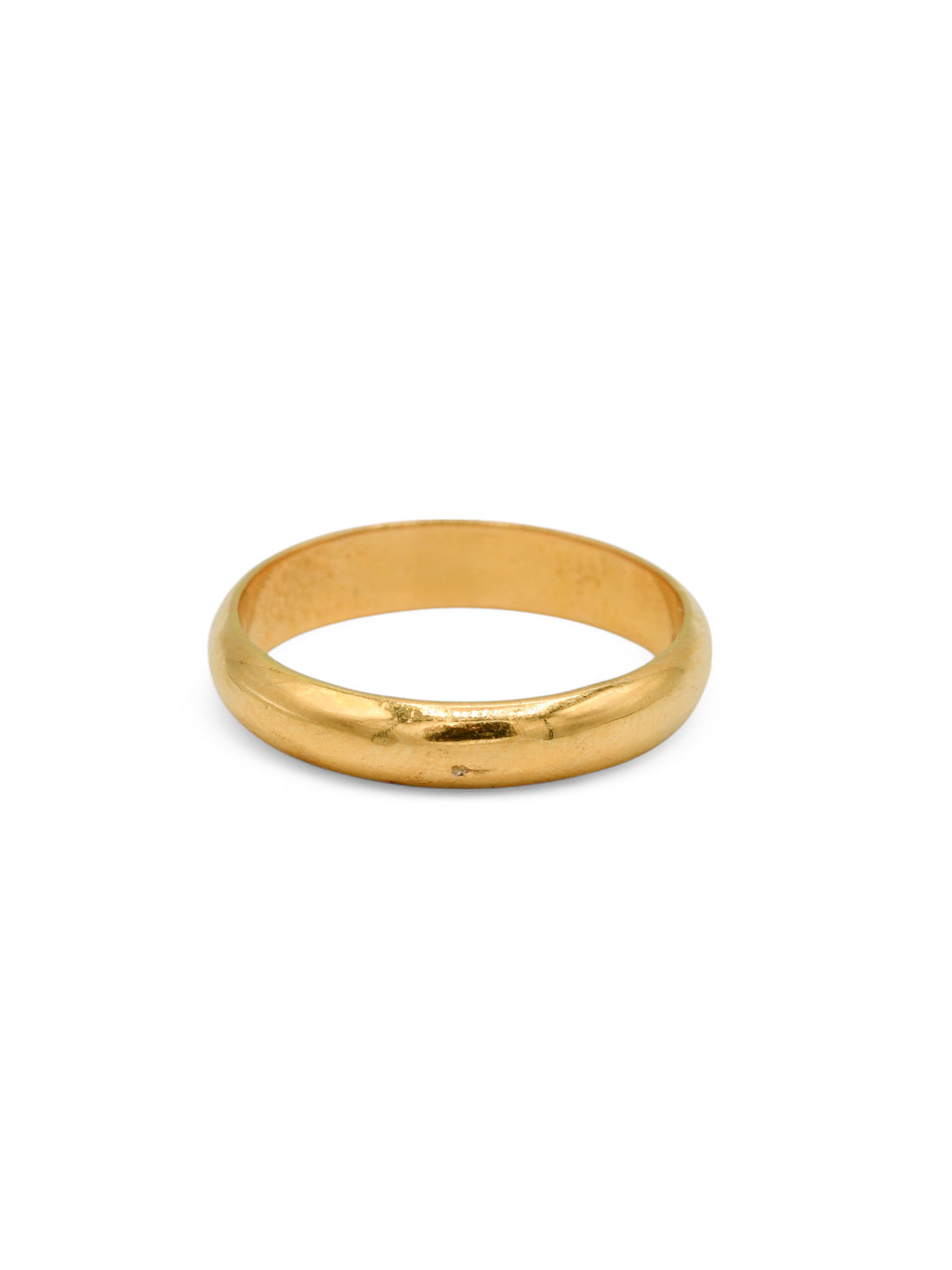 22ct Gold Half Round Band Ring