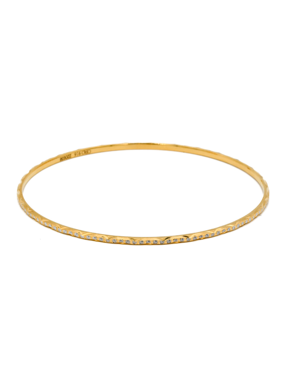 22ct Gold Two Tone 4 Bangles - Roop Darshan