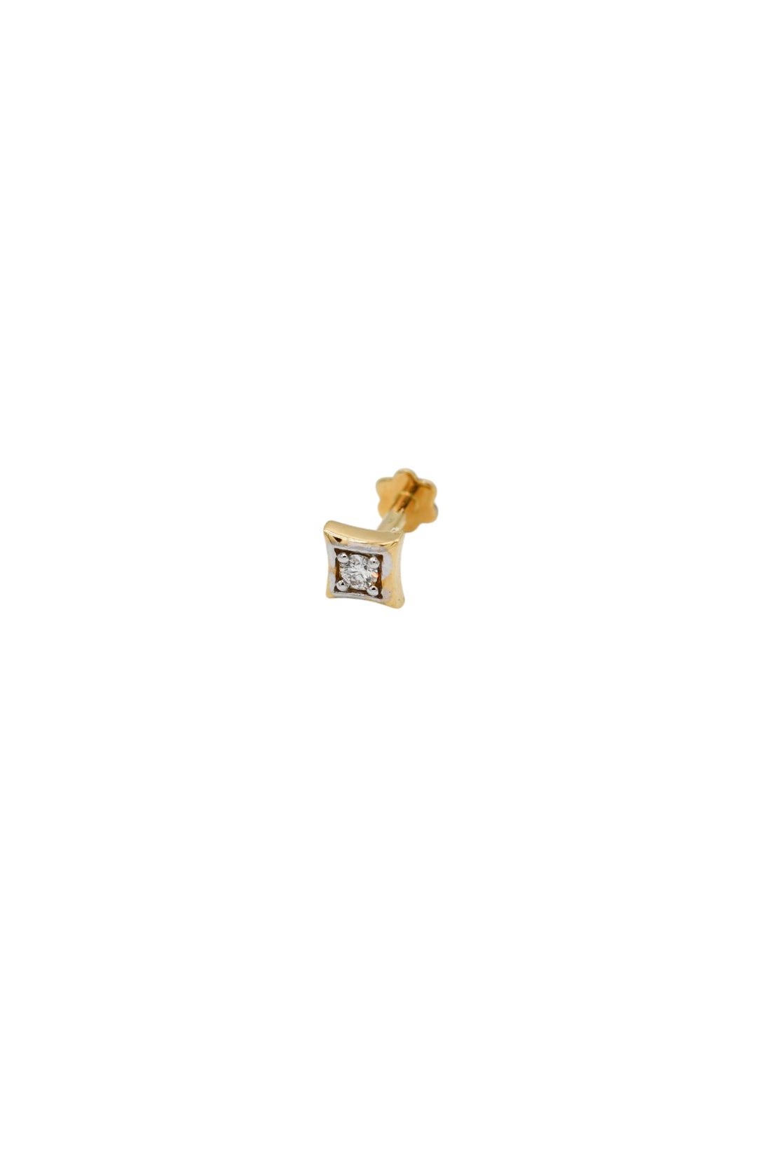 18ct Gold 0.04ct Diamond Stud Earrings
