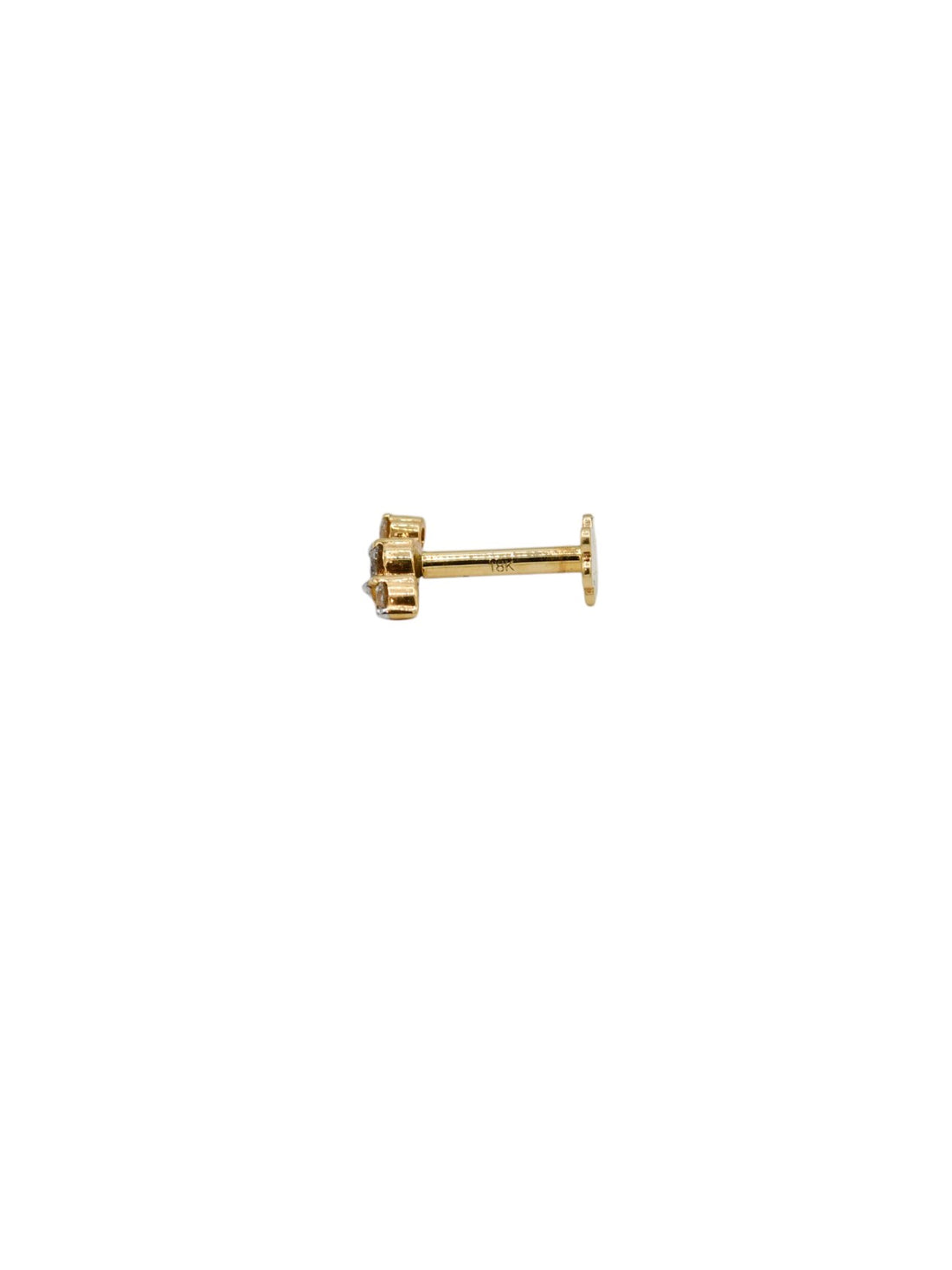 18ct Gold 0.09ct Diamond Stud Earrings
