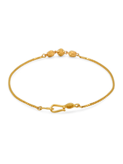 22ct Gold Ball Ladies Bracelet