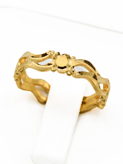 22ct Gold Band Ladies Ring - Roop Darshan