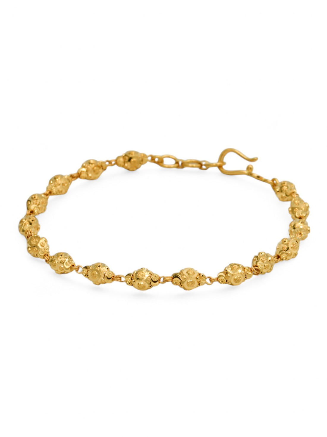22ct Gold Ball Ladies Bracelet