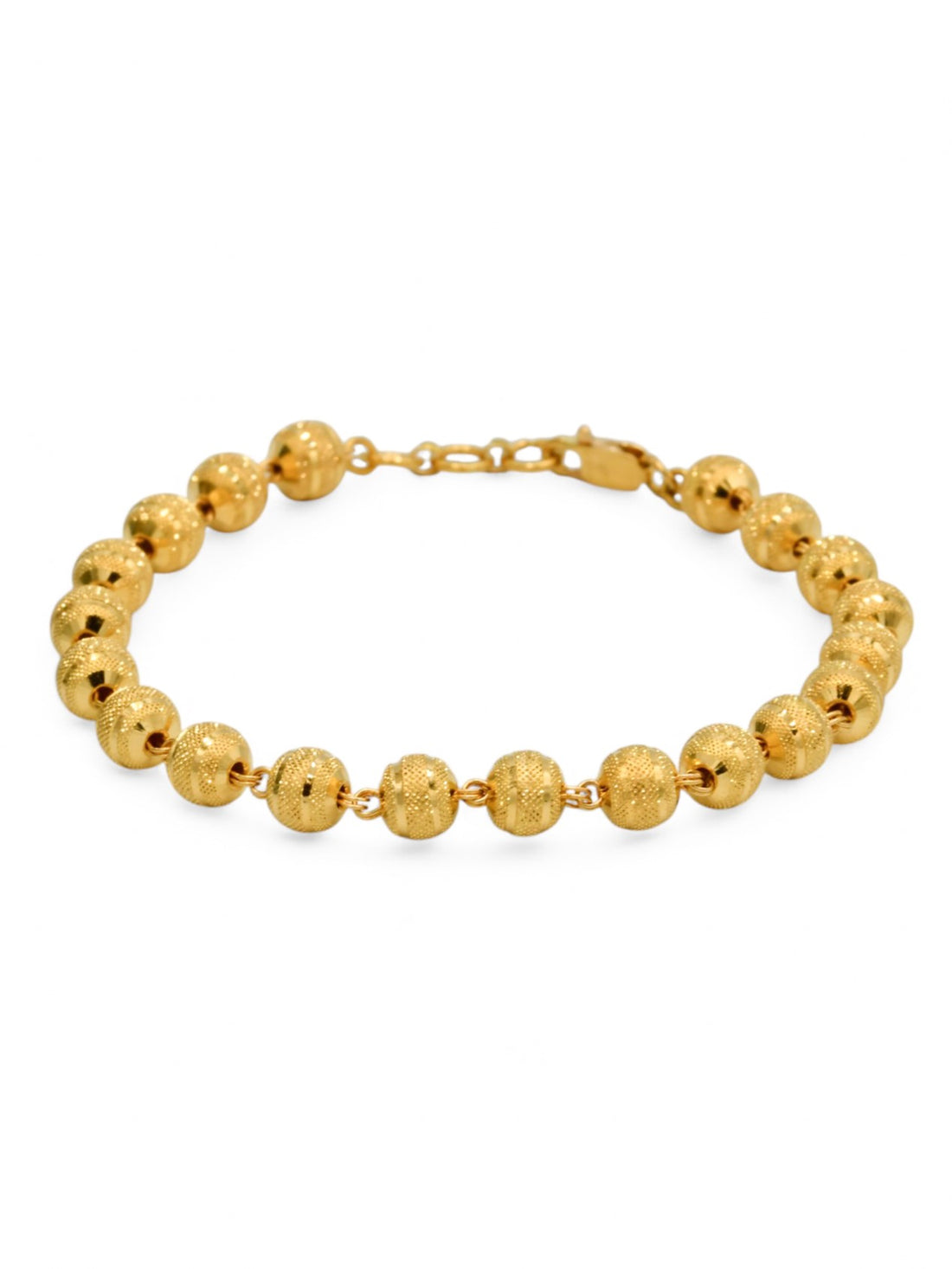 22ct Gold Ball Ladies Bracelet