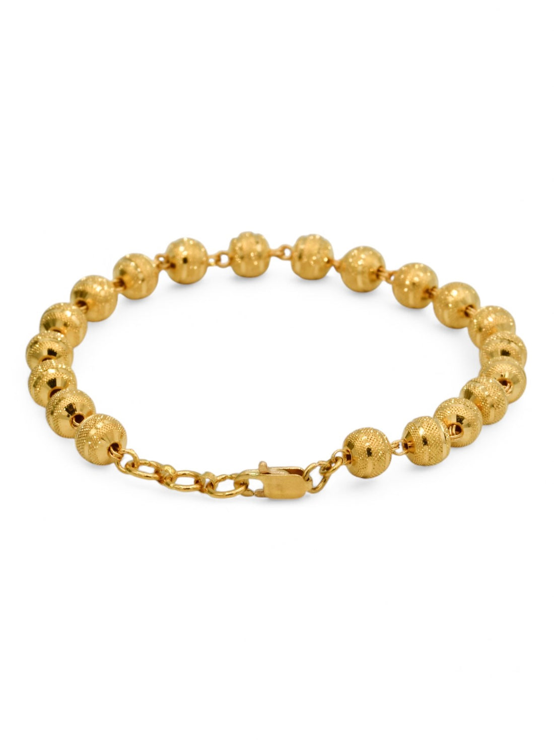 22ct Gold Ball Ladies Bracelet