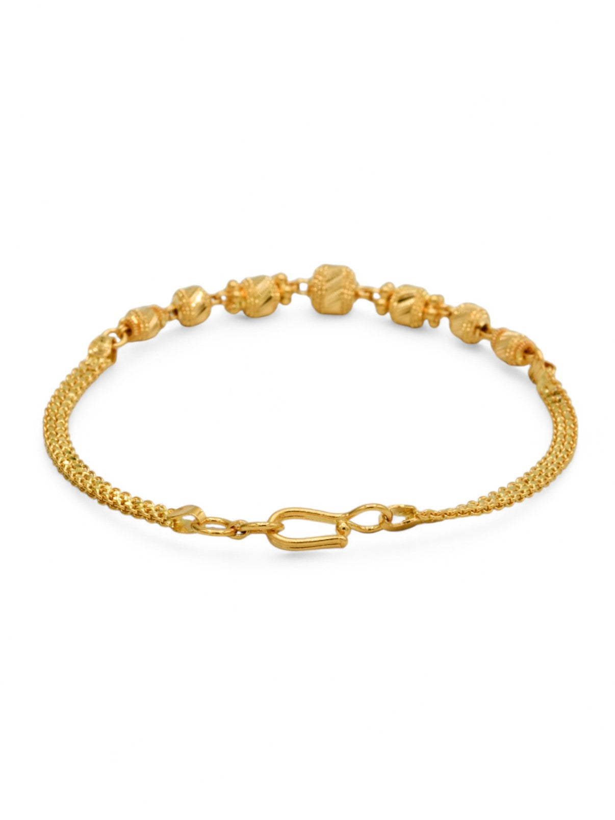 22ct Gold Ball Ladies Bracelet