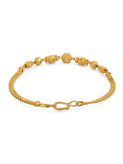 22ct Gold Ball Ladies Bracelet