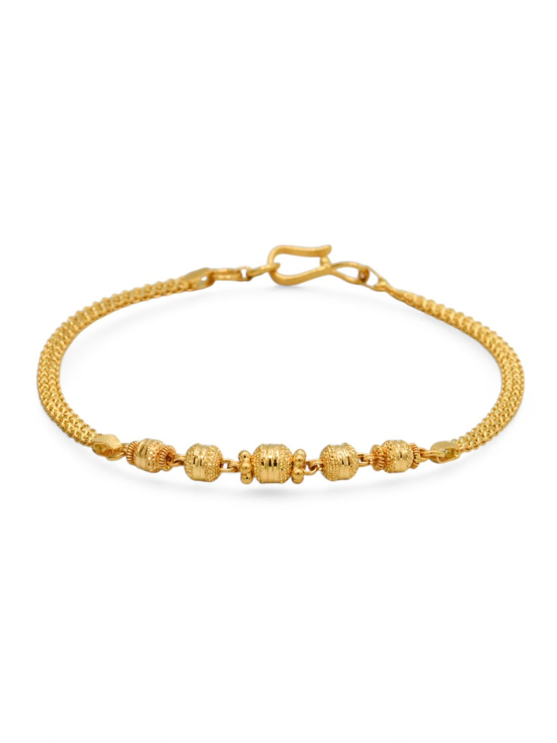 22ct Gold Ball Ladies Bracelet