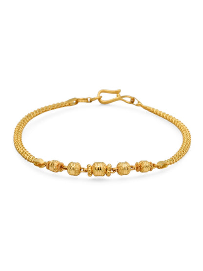 22ct Gold Ball Ladies Bracelet