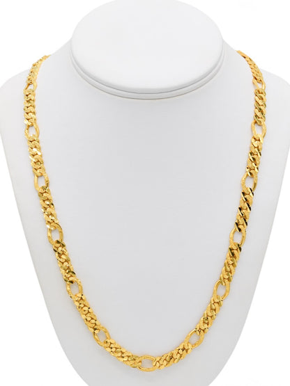 22ct Gold Figaro Chain