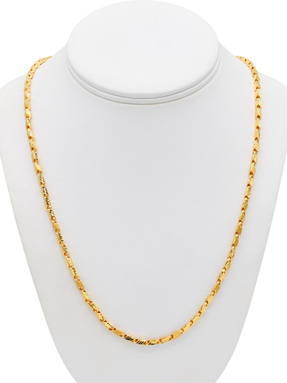 22ct Gold Hollow Chain