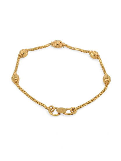 22ct Gold Ball Baby Bracelet - Roop Darshan