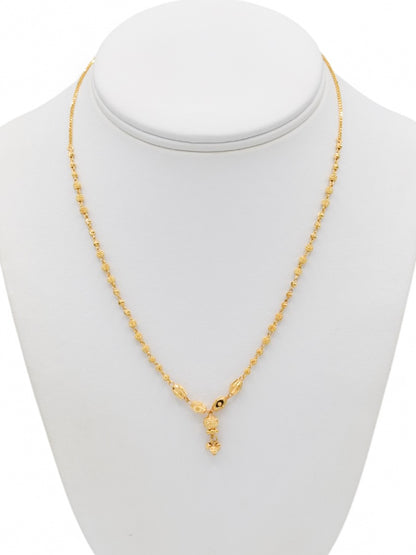 22ct Gold Ball Fancy Chain