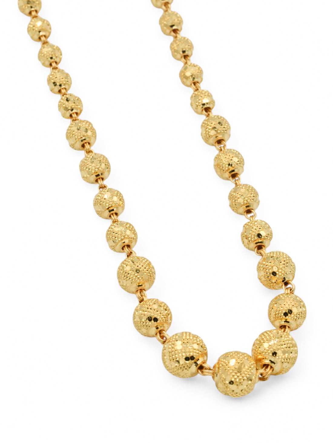 22ct Gold Ball Fancy Chain