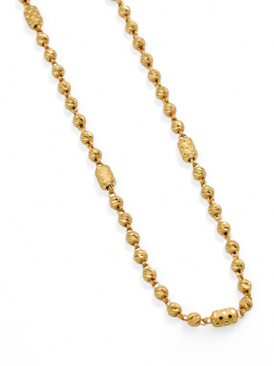 22ct Gold Ball Fancy Chain