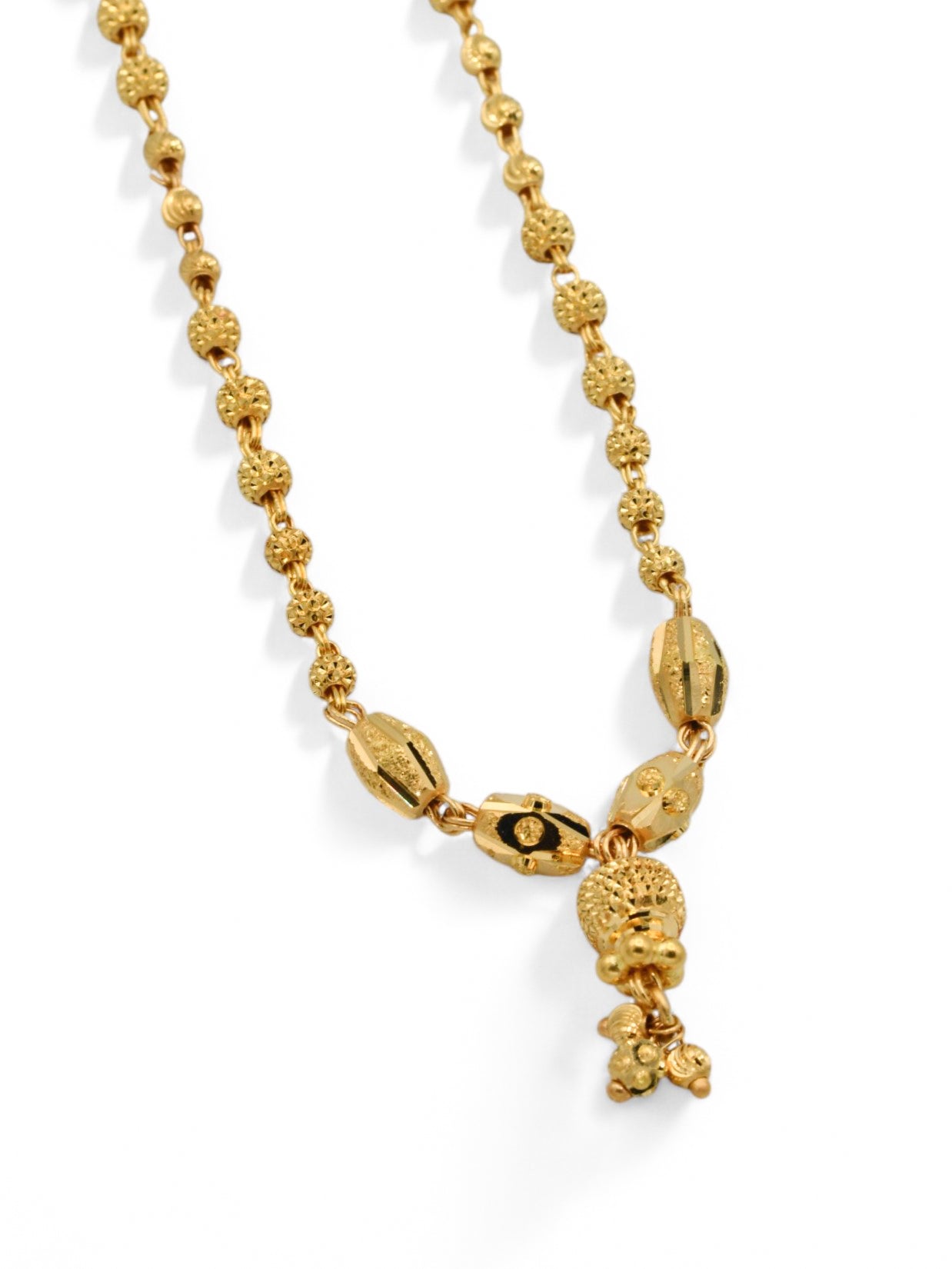 22ct Gold Ball Fancy Chain