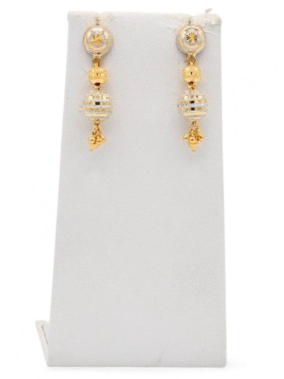 22ct Gold Two Tone Necklace Set