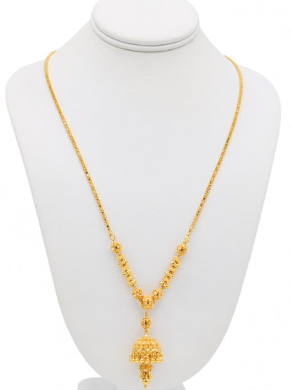 22ct Gold Necklace Set - Roop Darshan