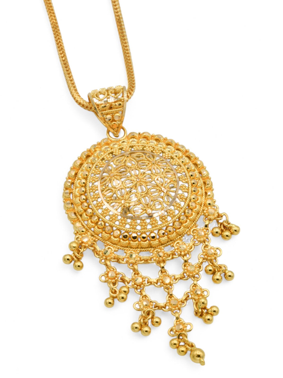 22ct Gold Filligree Pendant