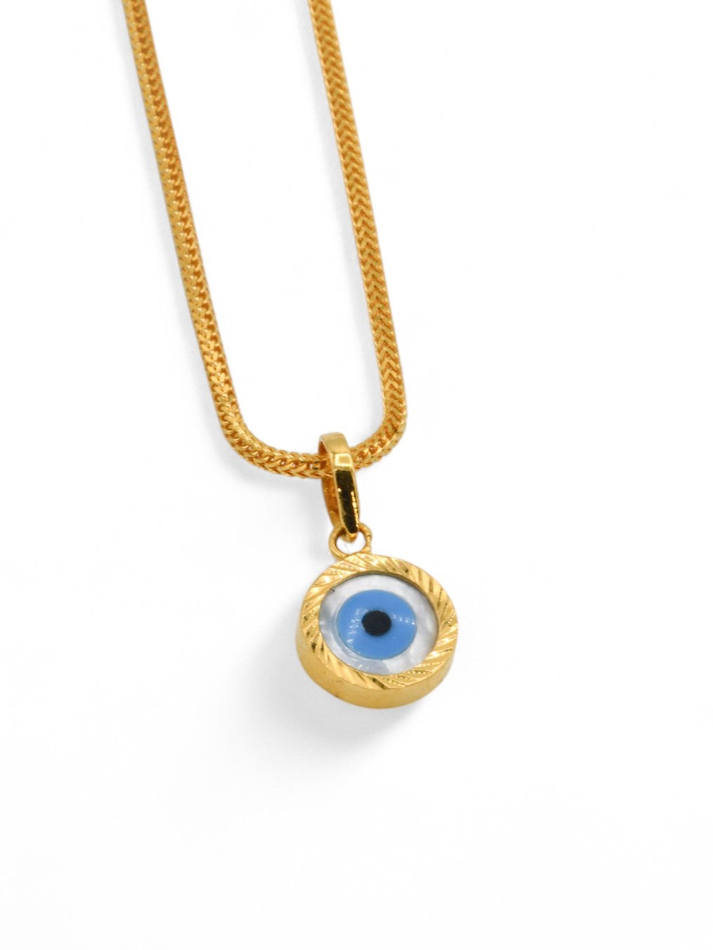 22ct Gold Evil Eye Pendant