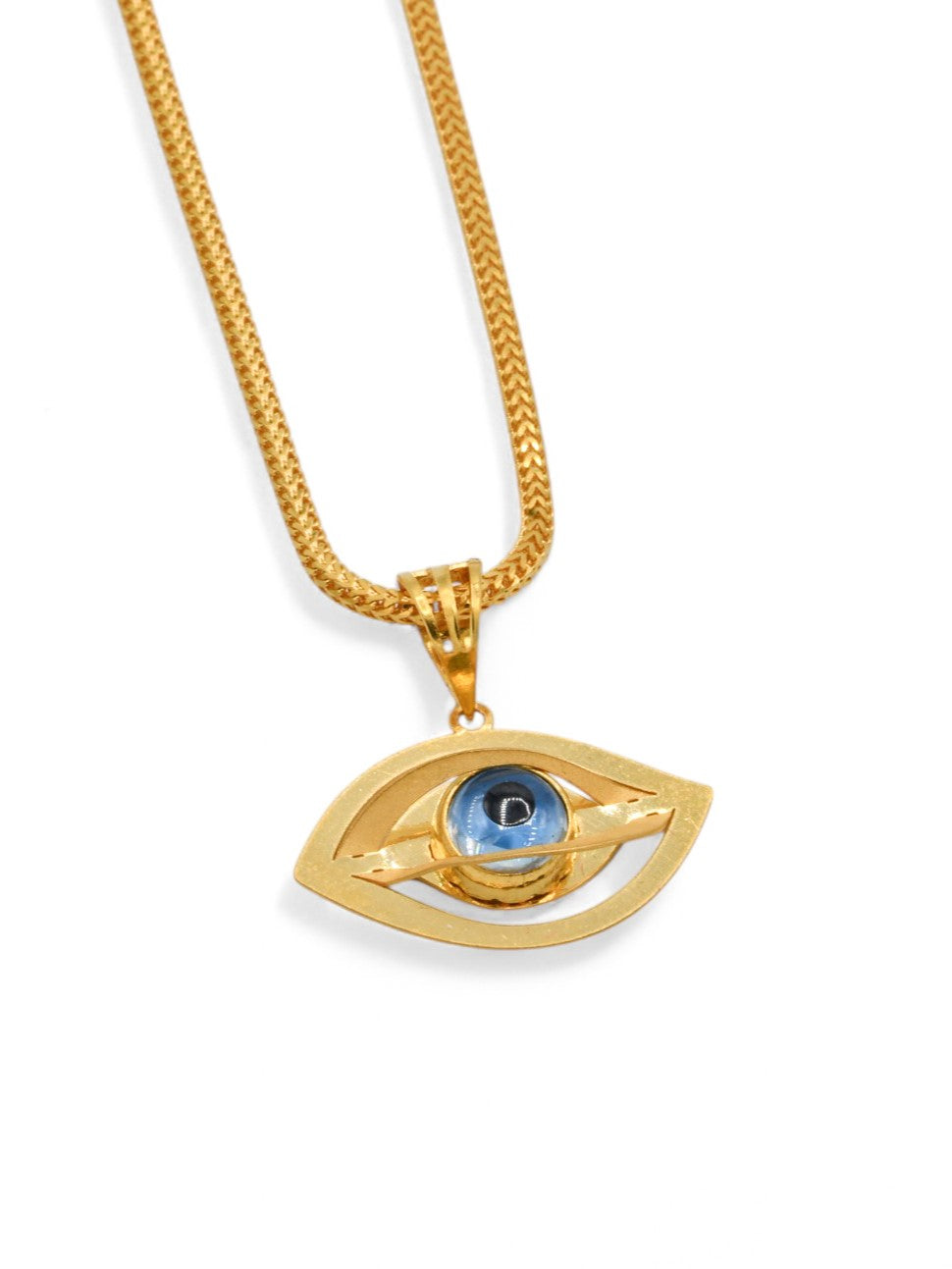 22ct Gold Evil Eye Pendant