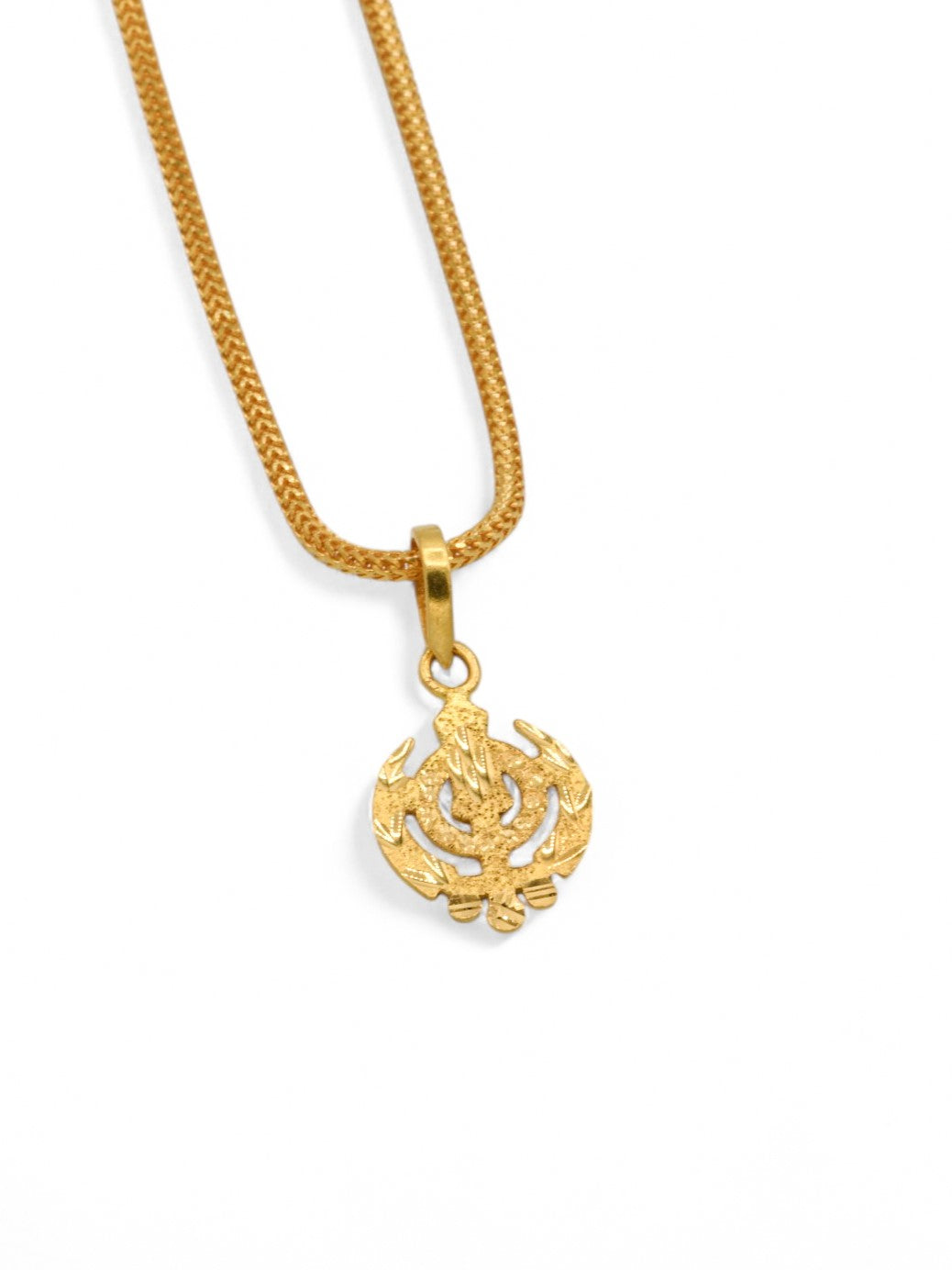 22ct Gold Khanda Pendant