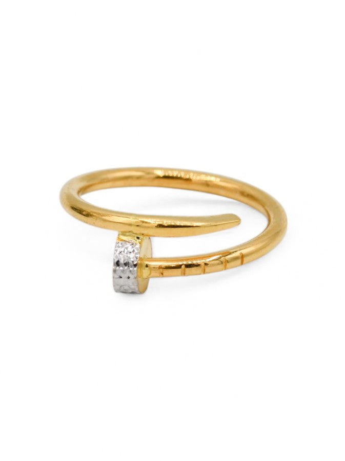 22ct Gold Two Tone Ring