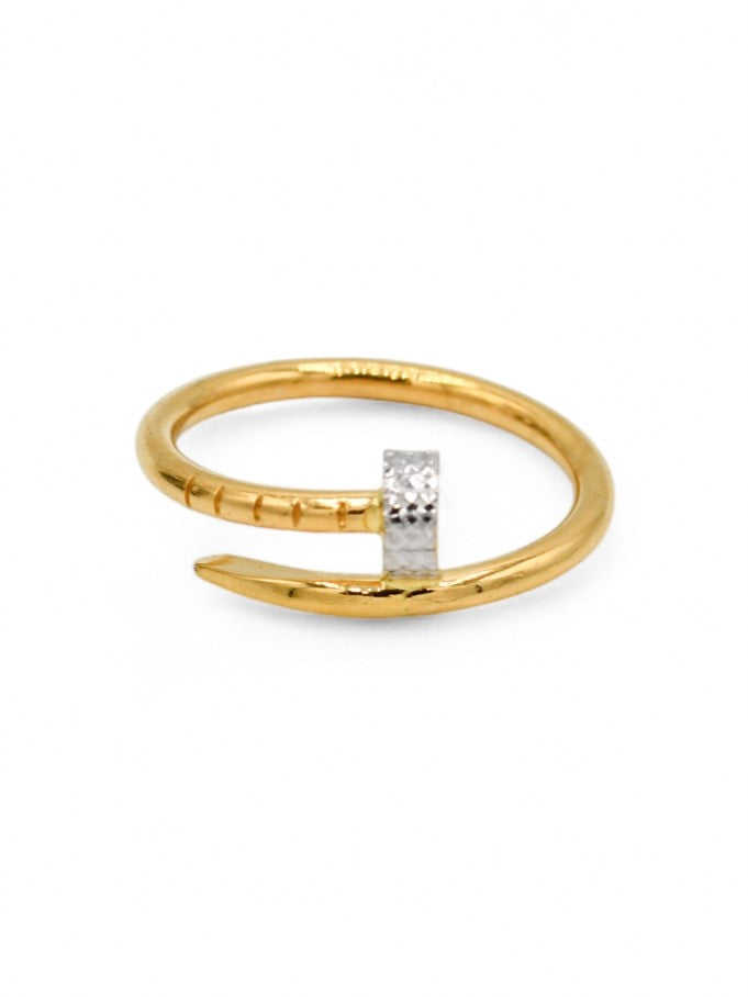 22ct Gold Two Tone Ring